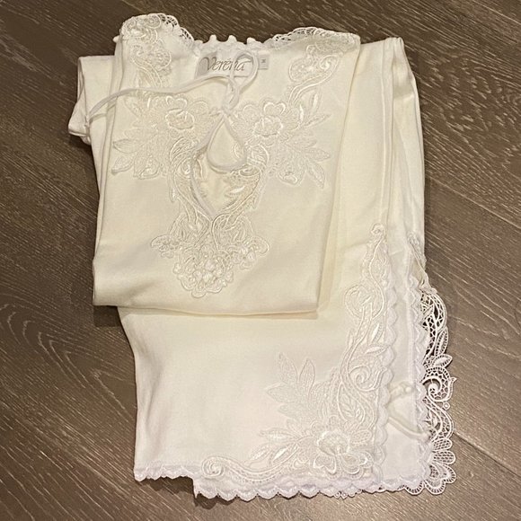 VERENA Elegant 100% Cotton Luxury Pyjamas Loungewear New with Tags - Picture 8 of 9